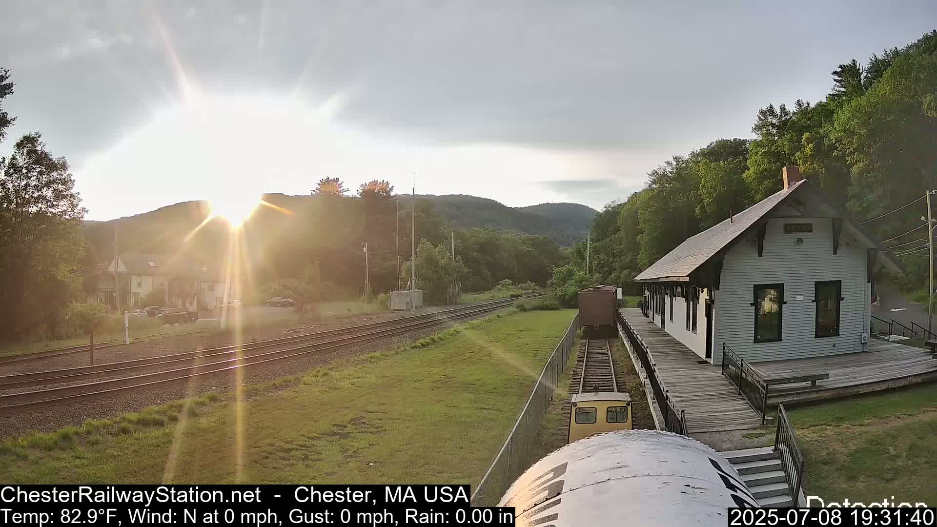 Chester Railway Station Live  Cam - Massachusetts, USA