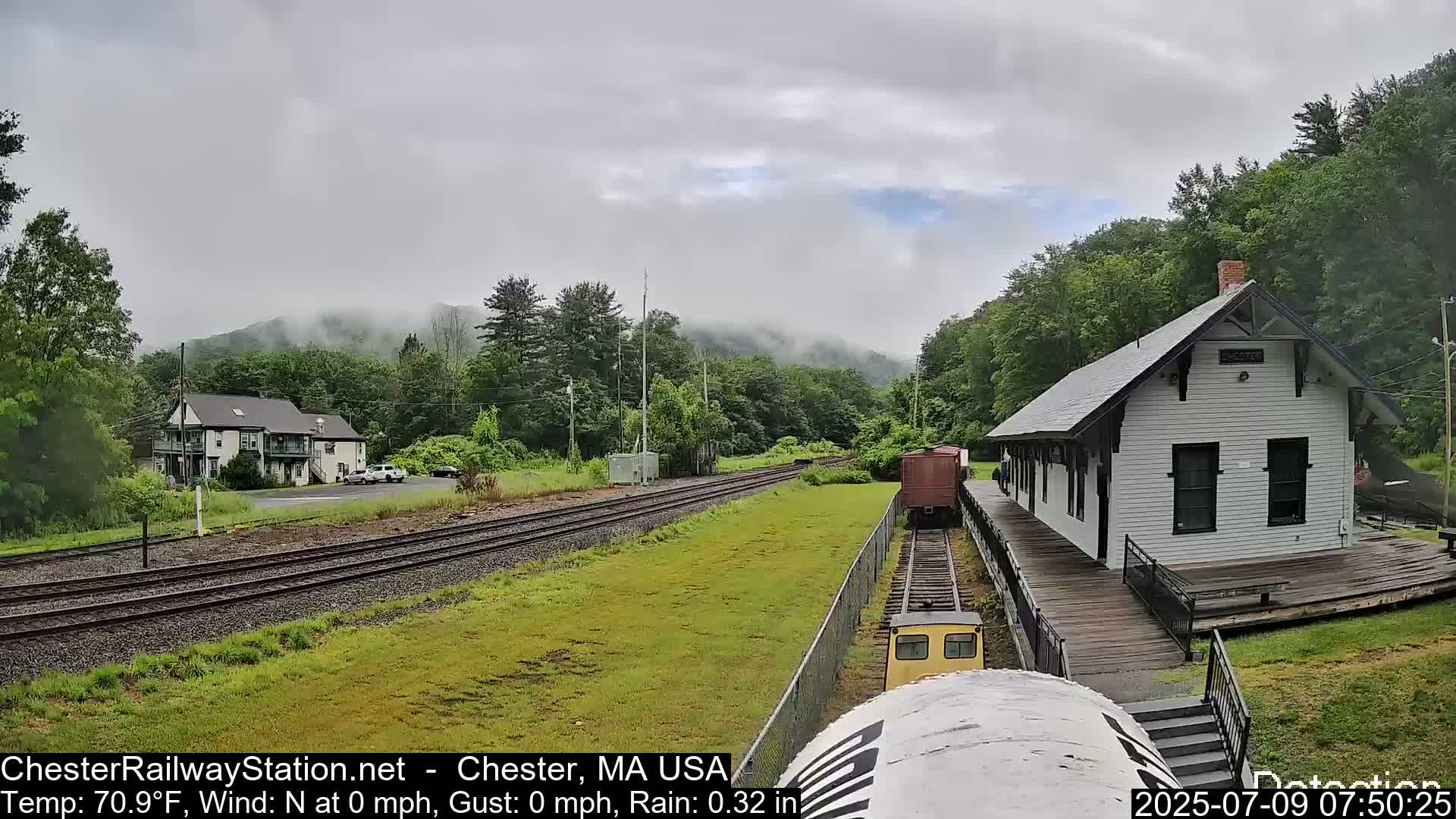 Chester Railway Station Live  Cam - Massachusetts, USA