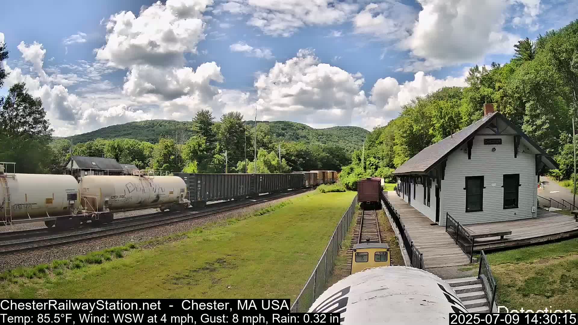 Chester Railway Station Live  Cam - Massachusetts, USA