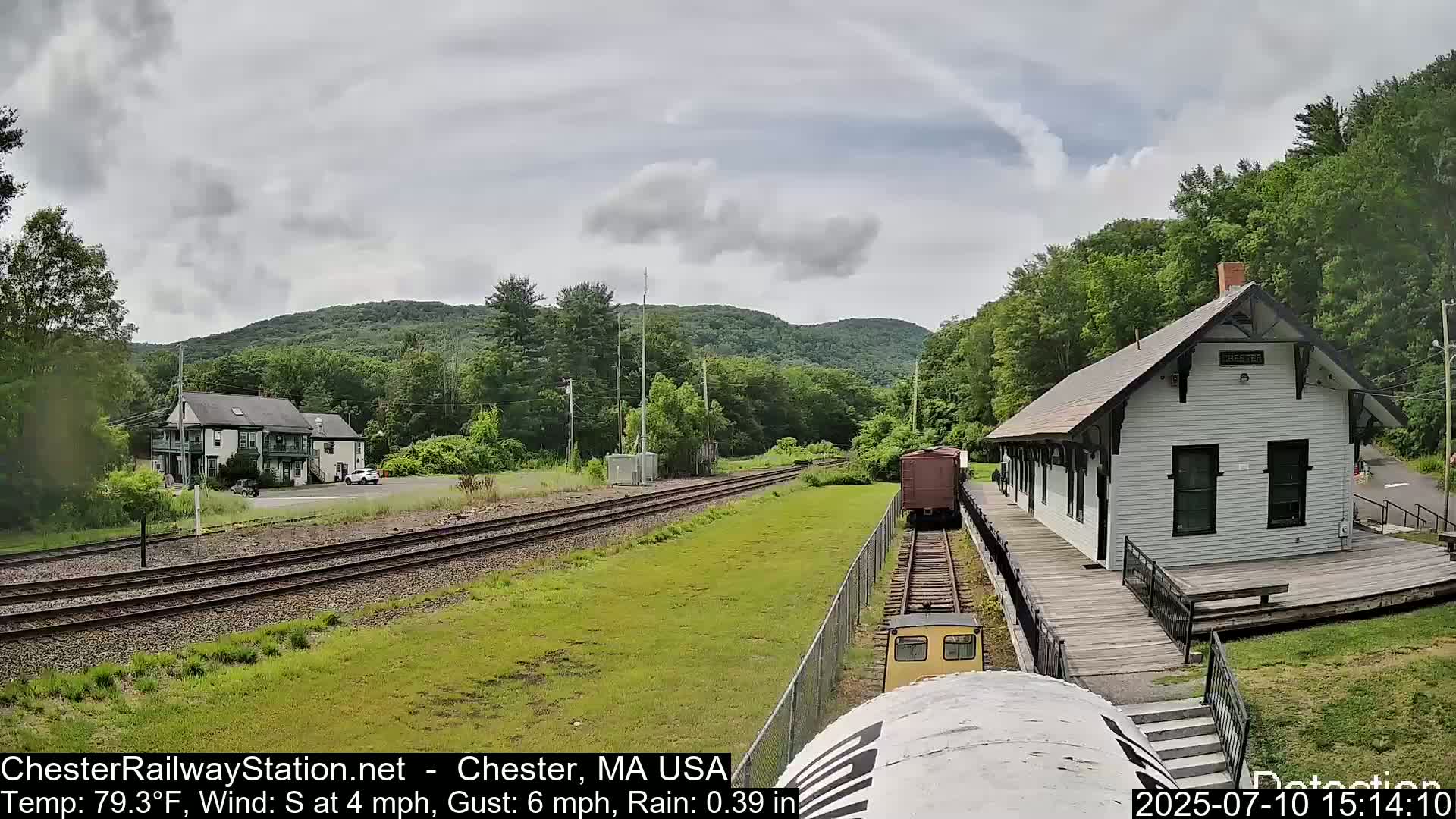 Chester Railway Station Live  Cam - Massachusetts, USA