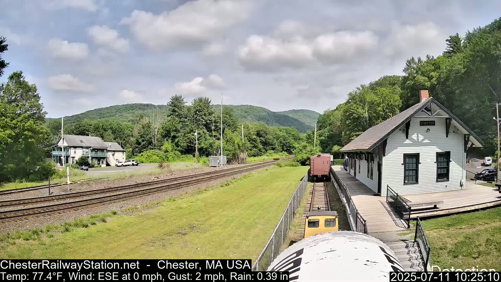 Chester Railway Station Live  Cam - Massachusetts, USA