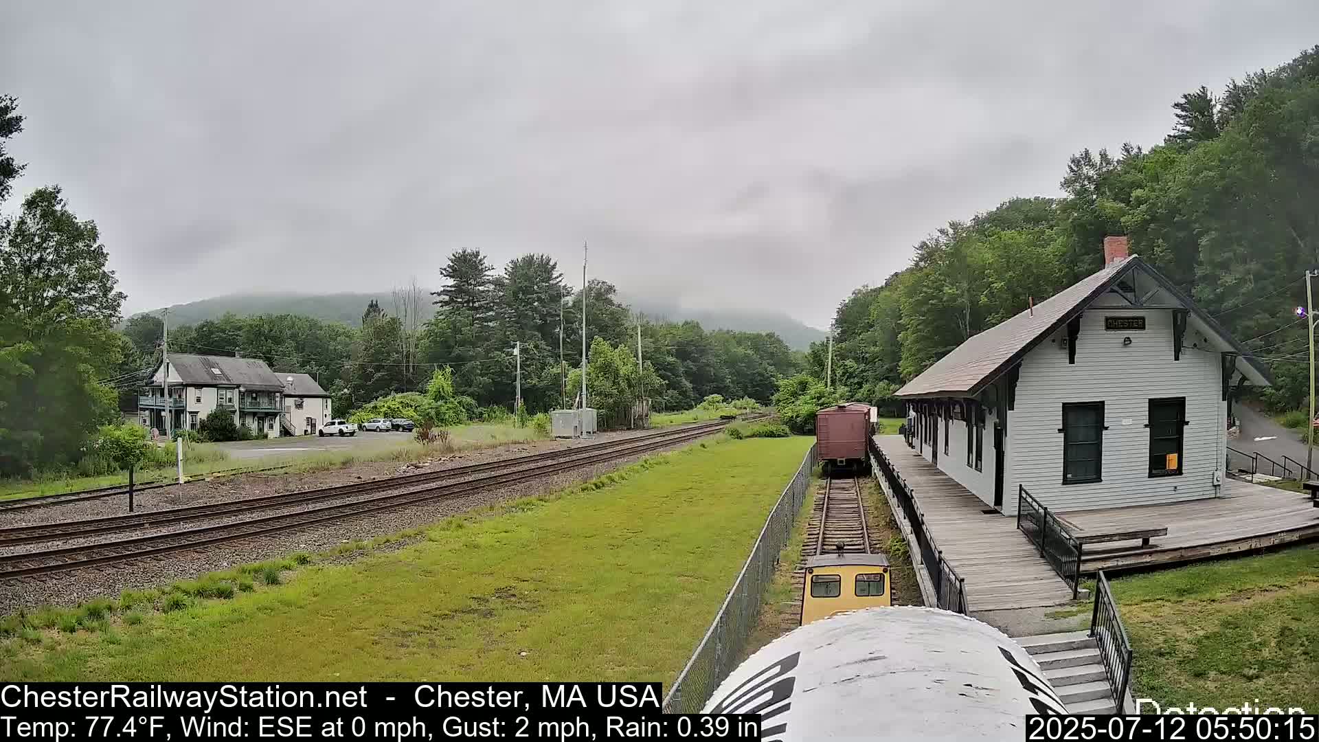 Chester Railway Station Live  Cam - Massachusetts, USA
