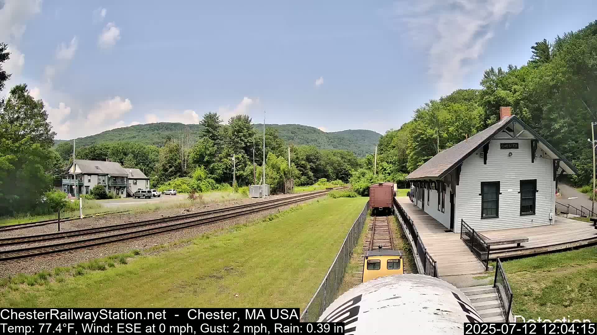 Chester Railway Station Live  Cam - Massachusetts, USA