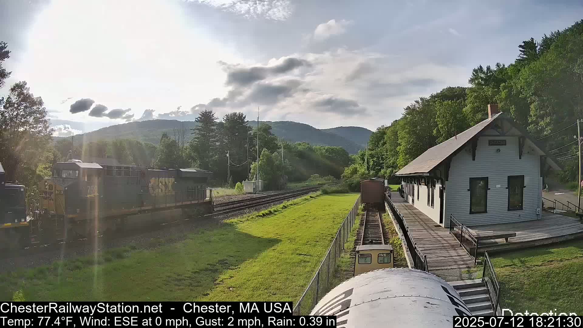 Chester Railway Station Live  Cam - Massachusetts, USA