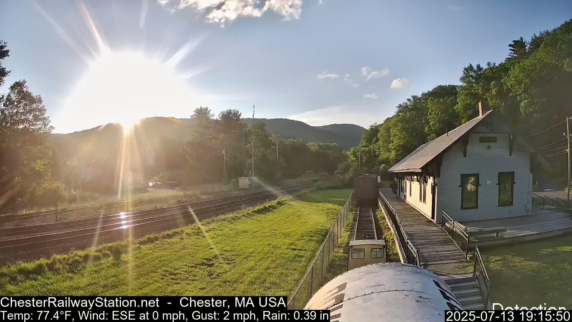 Chester Railway Station Live  Cam - Massachusetts, USA