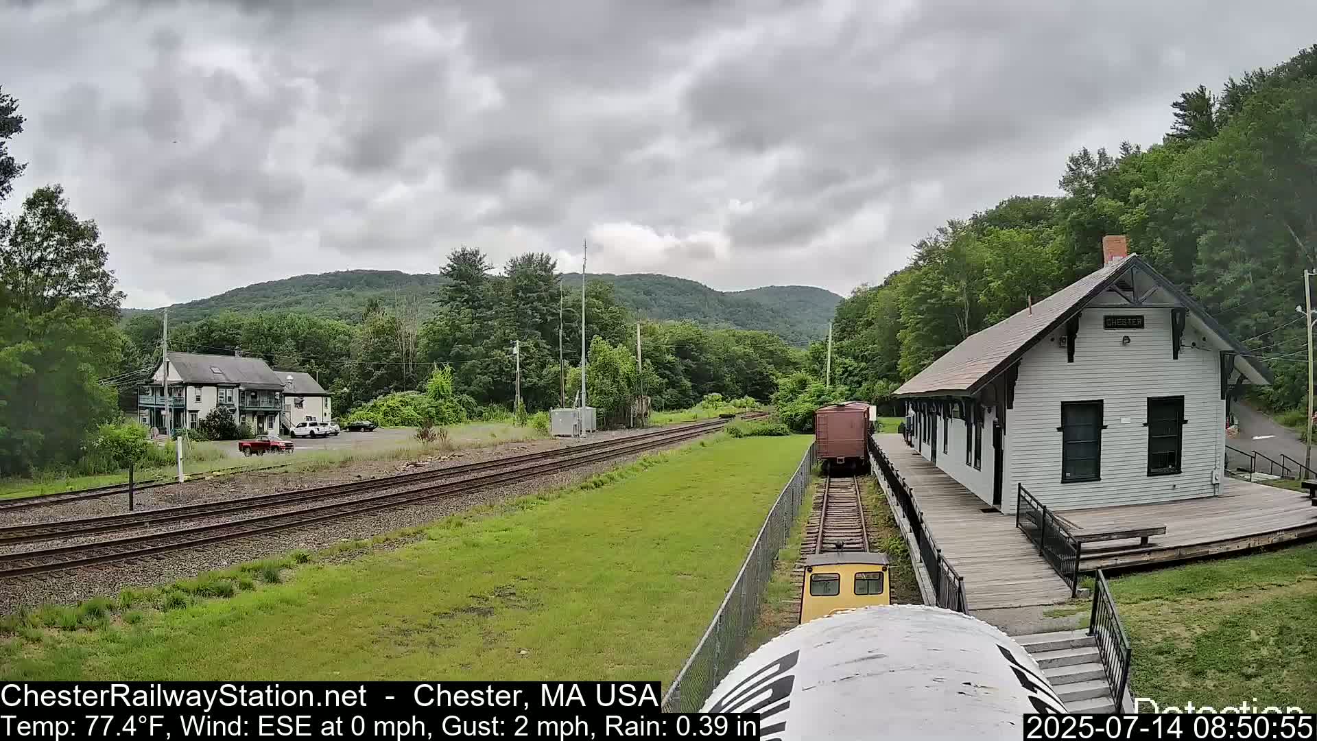 Chester Railway Station Live  Cam - Massachusetts, USA