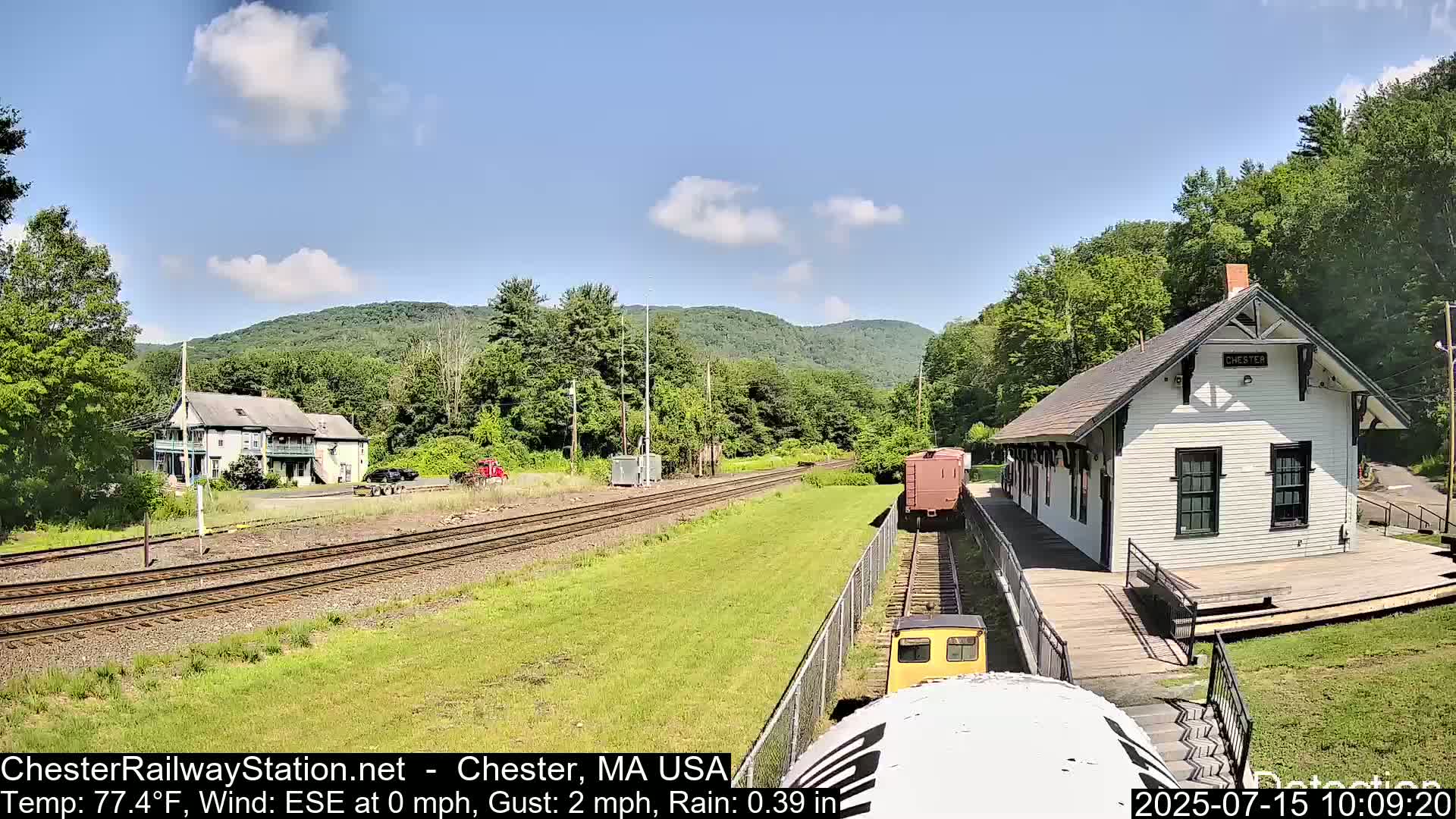 Chester Railway Station Live  Cam - Massachusetts, USA