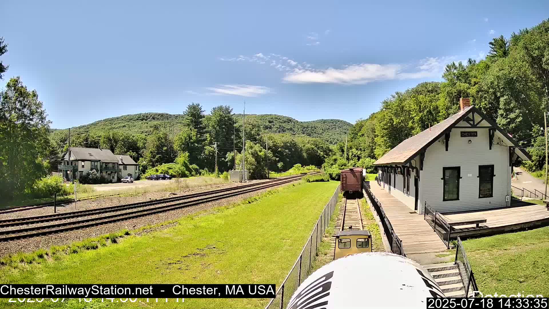 Chester Railway Station Live  Cam - Massachusetts, USA