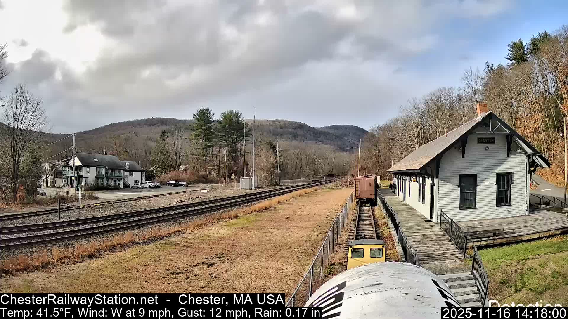 Chester Railway Station Live  Cam - Massachusetts, USA