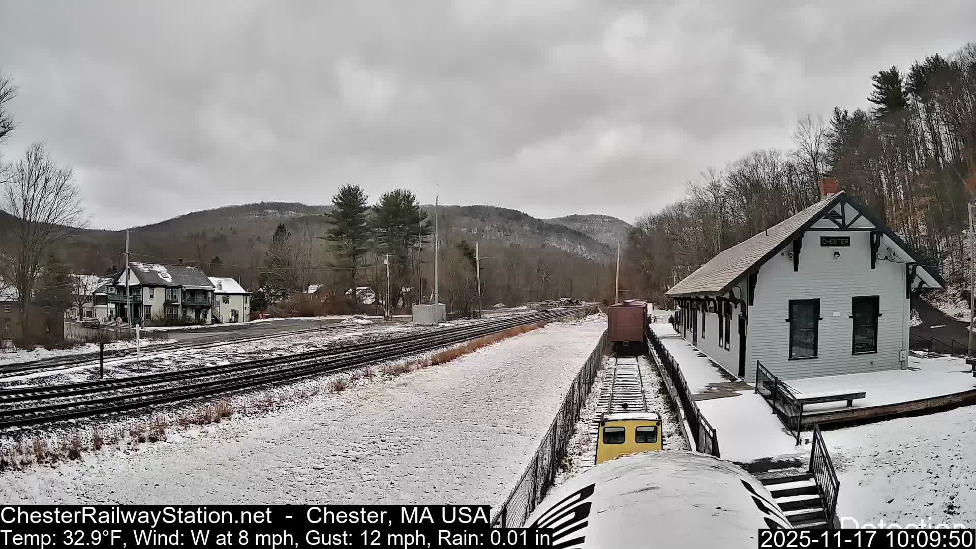 Chester Railway Station Live  Cam - Massachusetts, USA