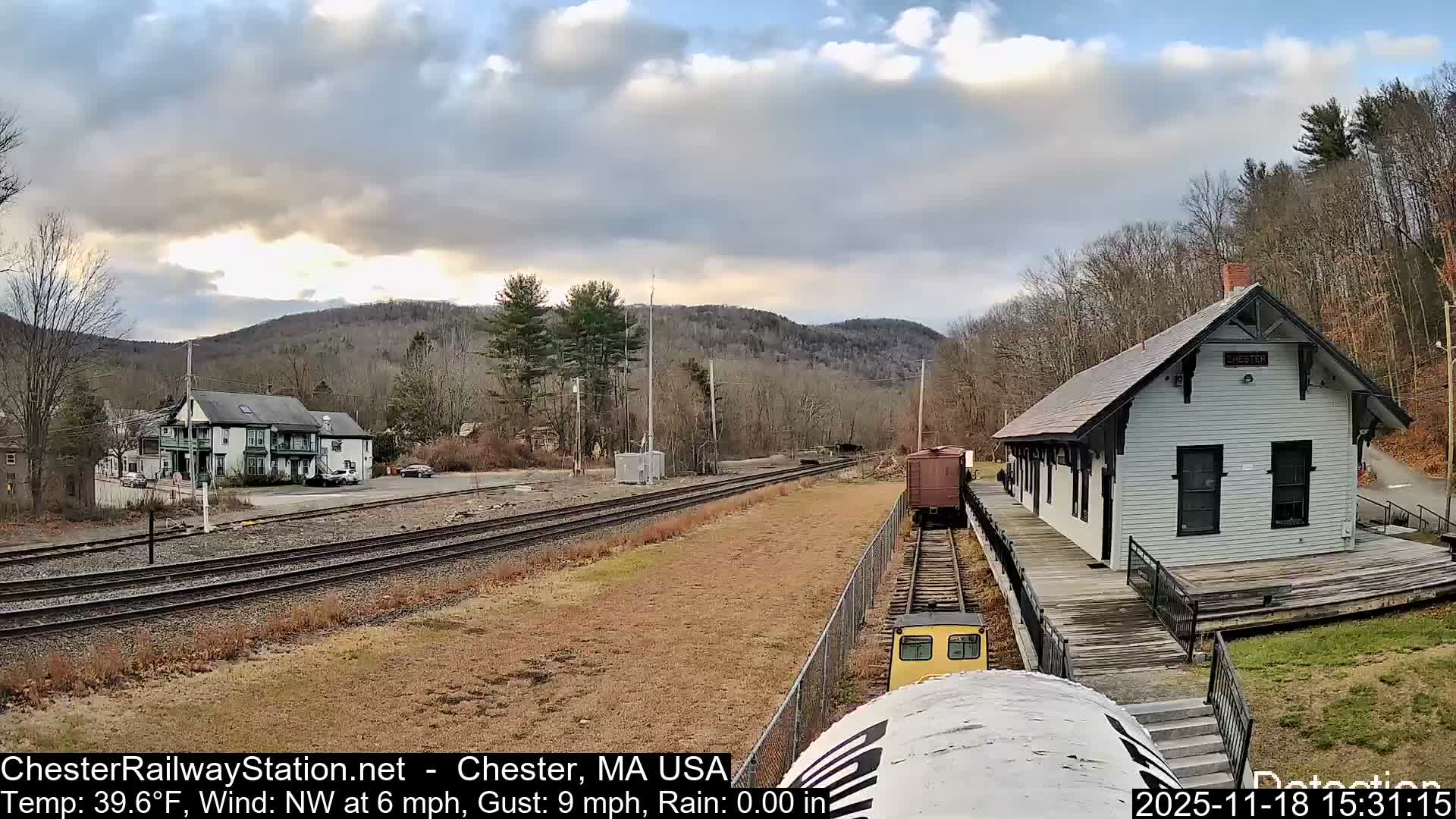 Chester Railway Station Live  Cam - Massachusetts, USA