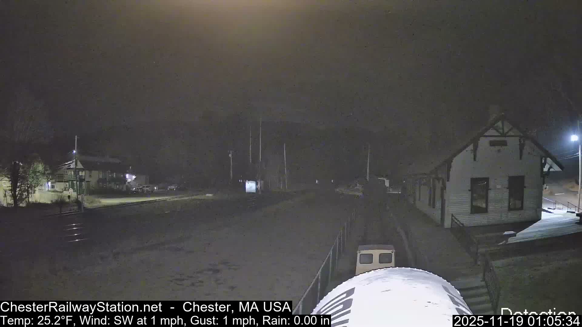 Chester Railway Station Live  Cam - Massachusetts, USA
