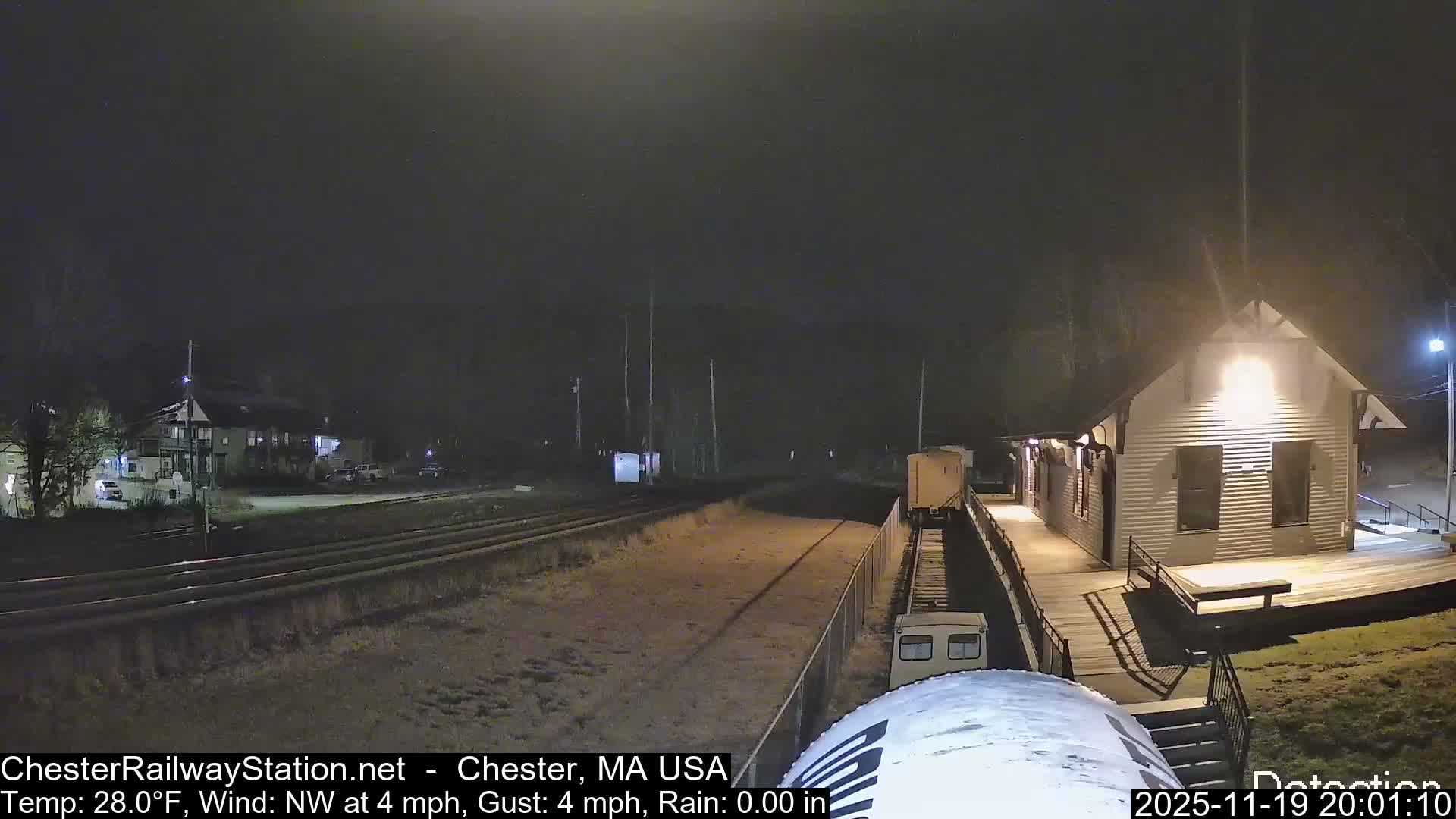 Chester Railway Station Live  Cam - Massachusetts, USA