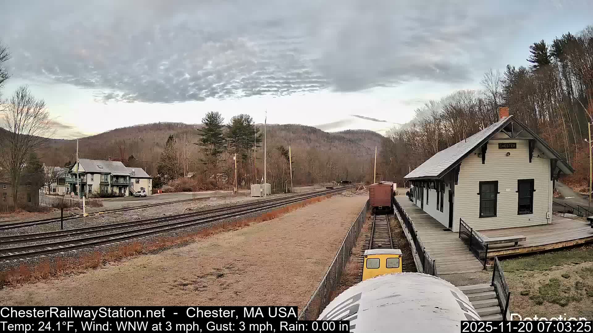 Chester Railway Station Live  Cam - Massachusetts, USA