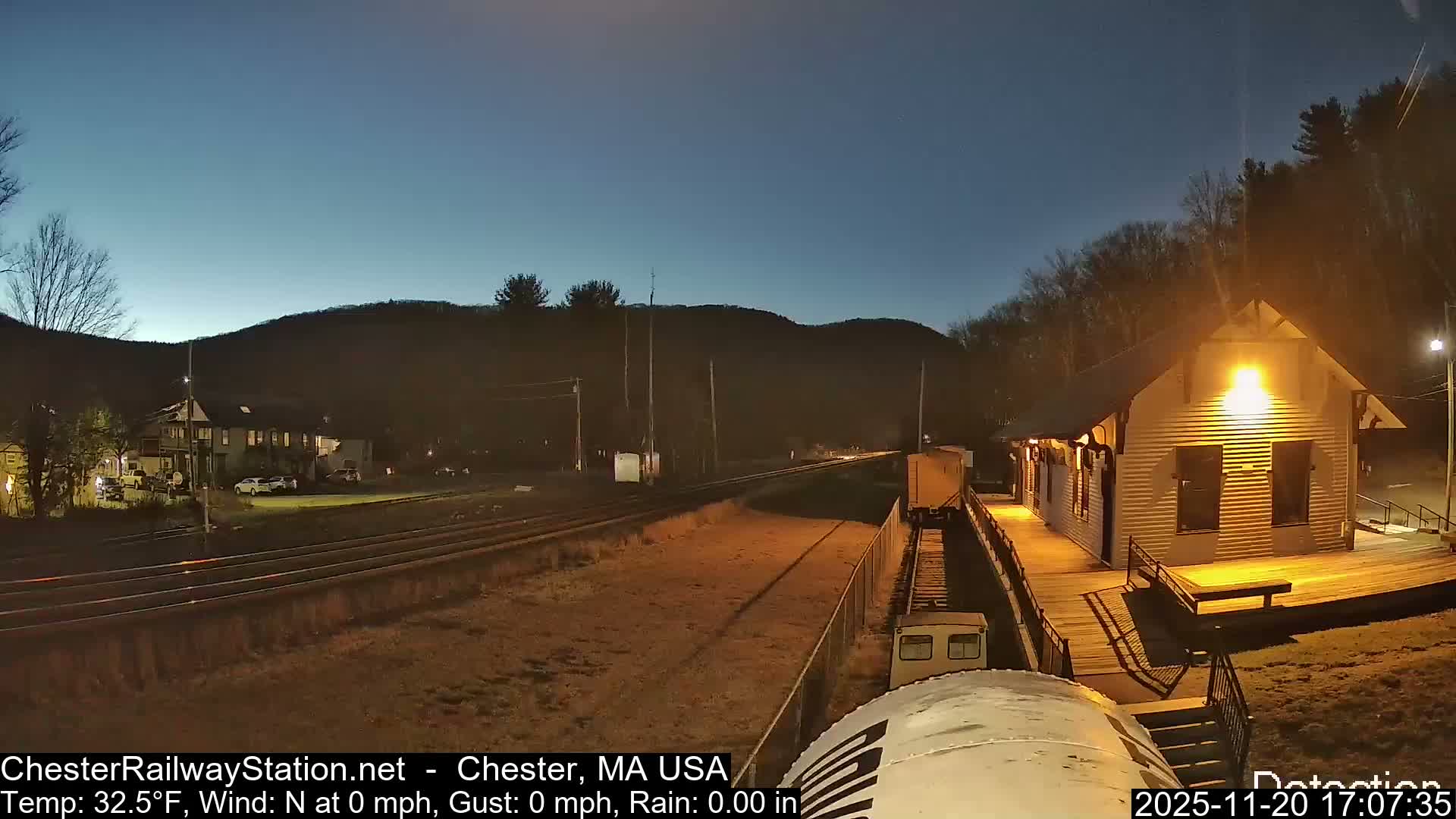 Chester Railway Station Live  Cam - Massachusetts, USA