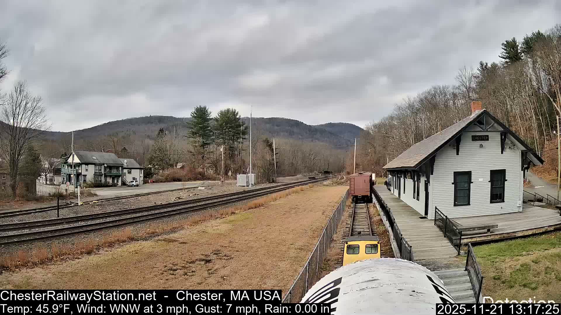 Chester Railway Station Live  Cam - Massachusetts, USA