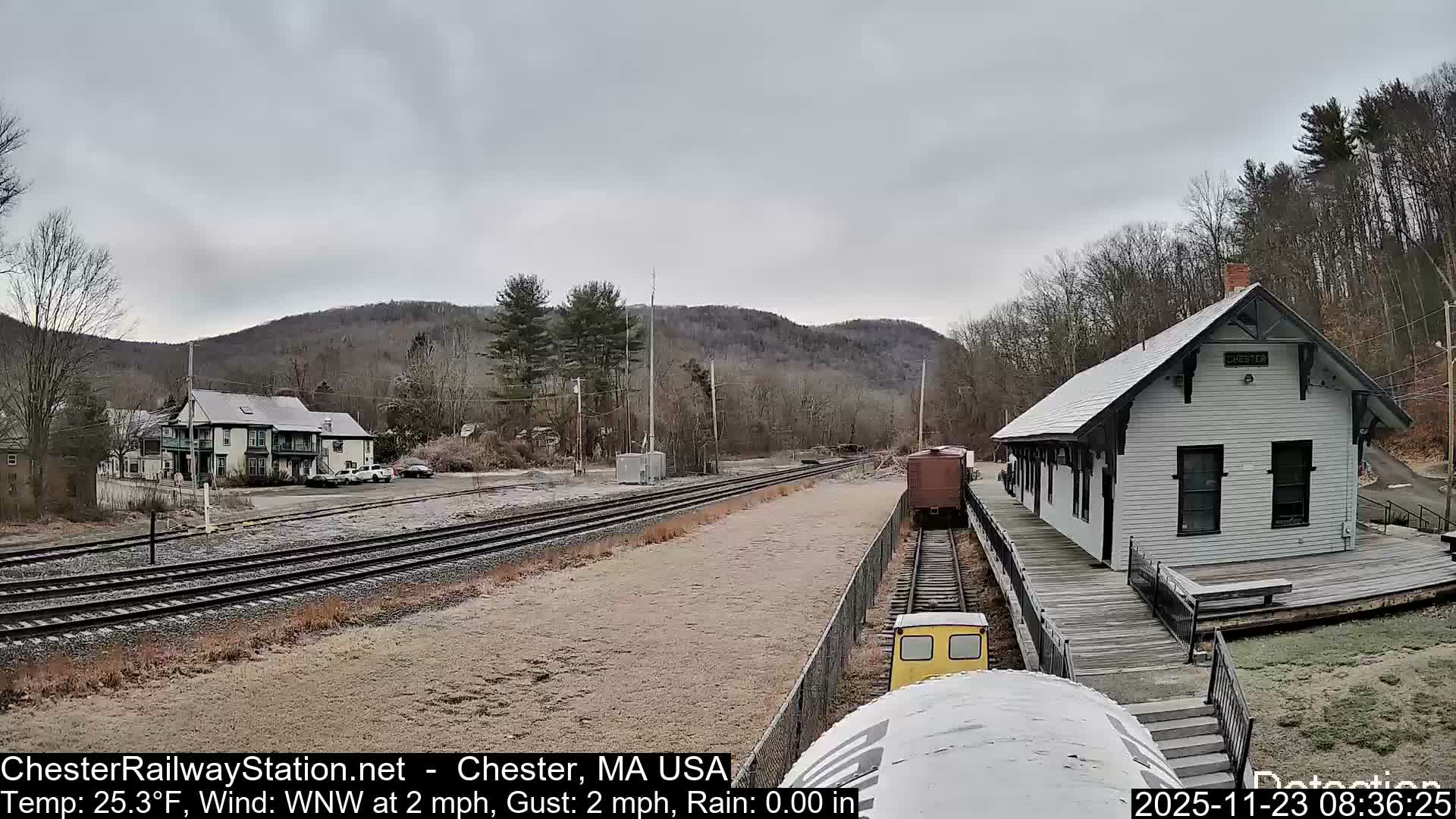Chester Railway Station Live  Cam - Massachusetts, USA