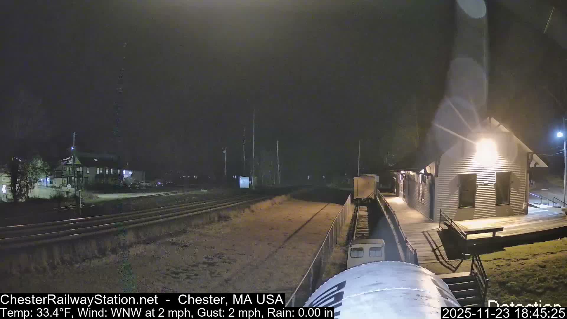 Chester Railway Station Live  Cam - Massachusetts, USA
