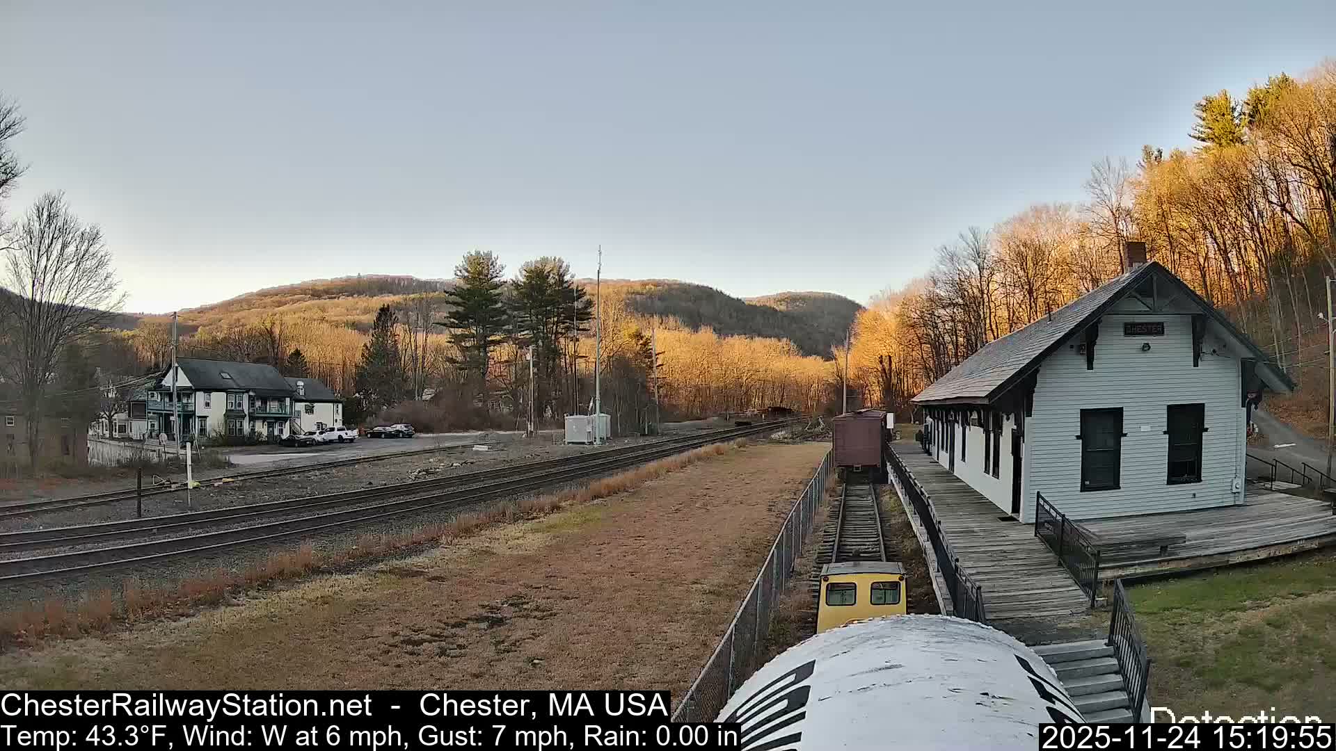 Chester Railway Station Live  Cam - Massachusetts, USA