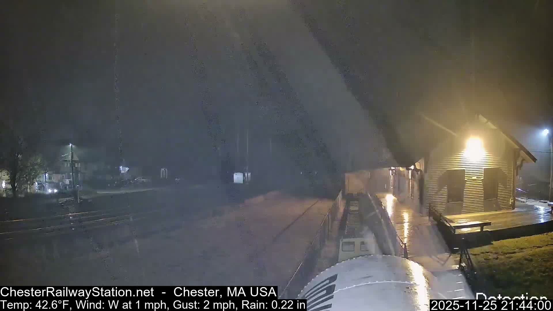 Chester Railway Station Live  Cam - Massachusetts, USA