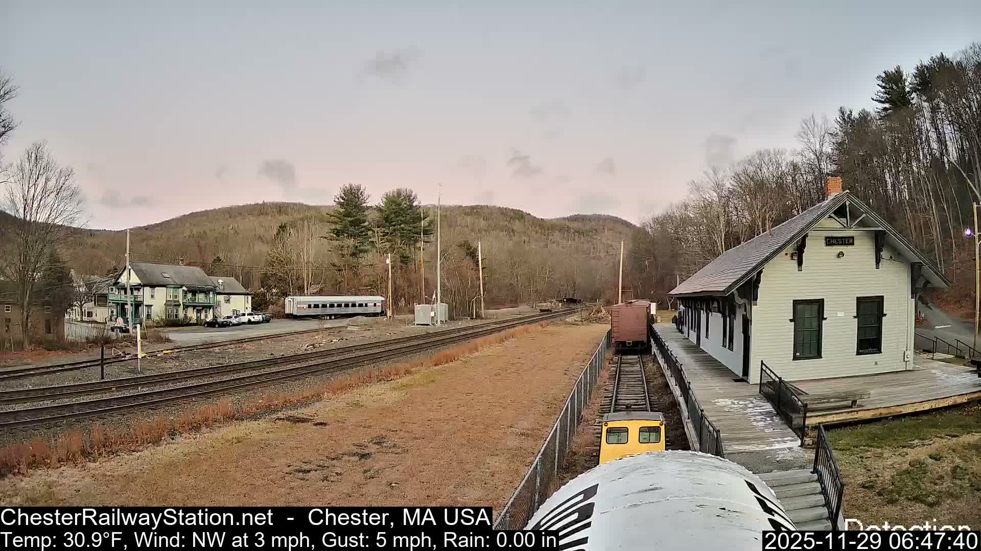 Chester Railway Station Live  Cam - Massachusetts, USA