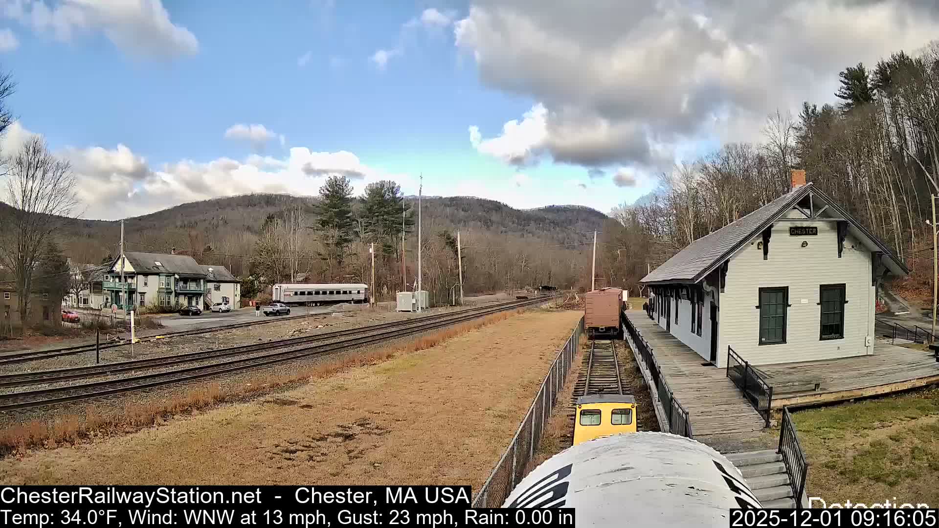 Chester Railway Station Live  Cam - Massachusetts, USA