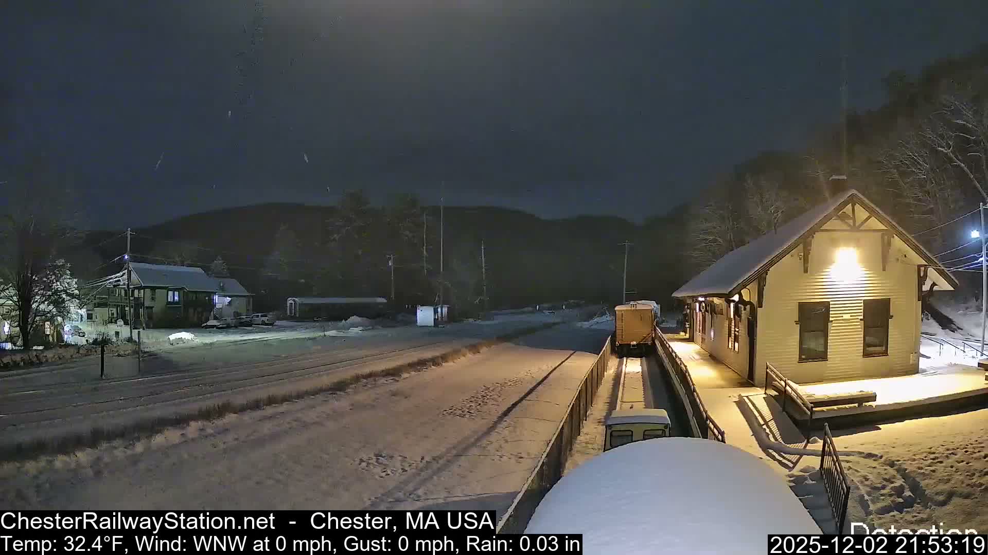 Chester Railway Station Live  Cam - Massachusetts, USA