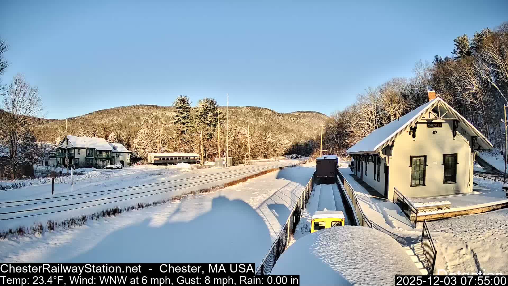 Chester Railway Station Live  Cam - Massachusetts, USA
