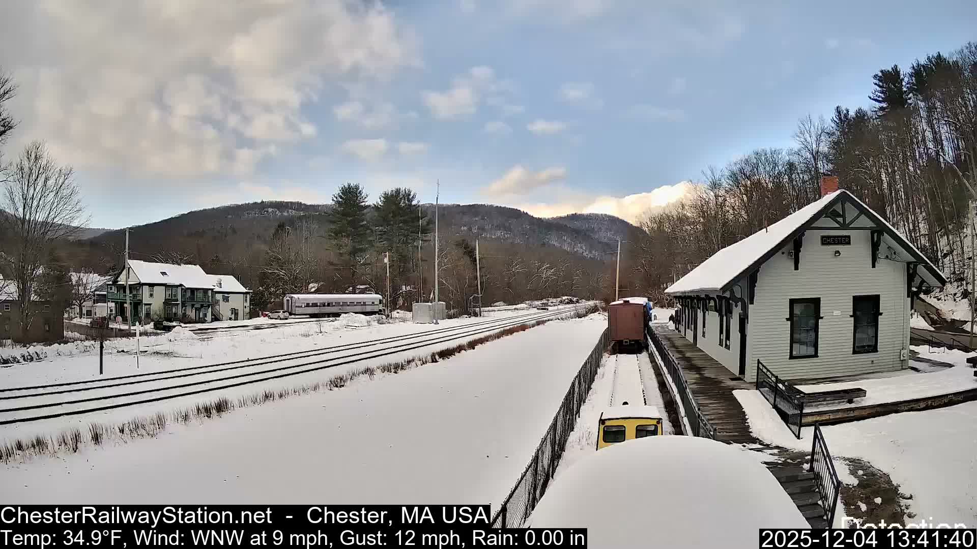 Chester Railway Station Live  Cam - Massachusetts, USA
