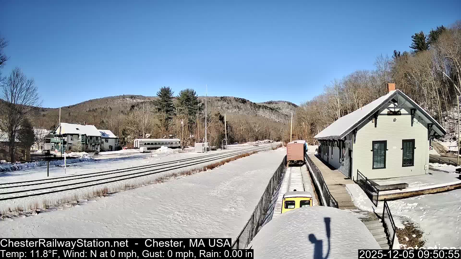 Chester Railway Station Live  Cam - Massachusetts, USA