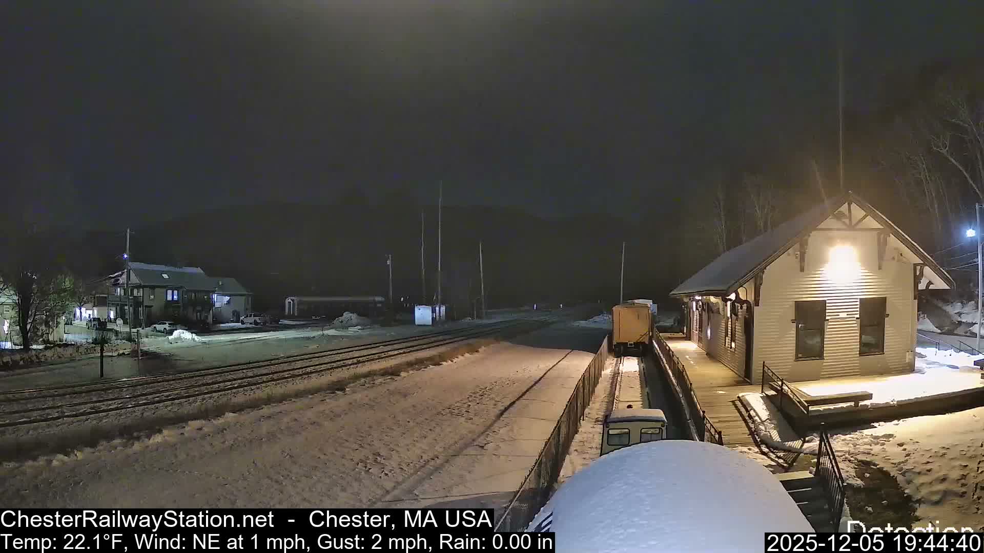 Chester Railway Station Live  Cam - Massachusetts, USA