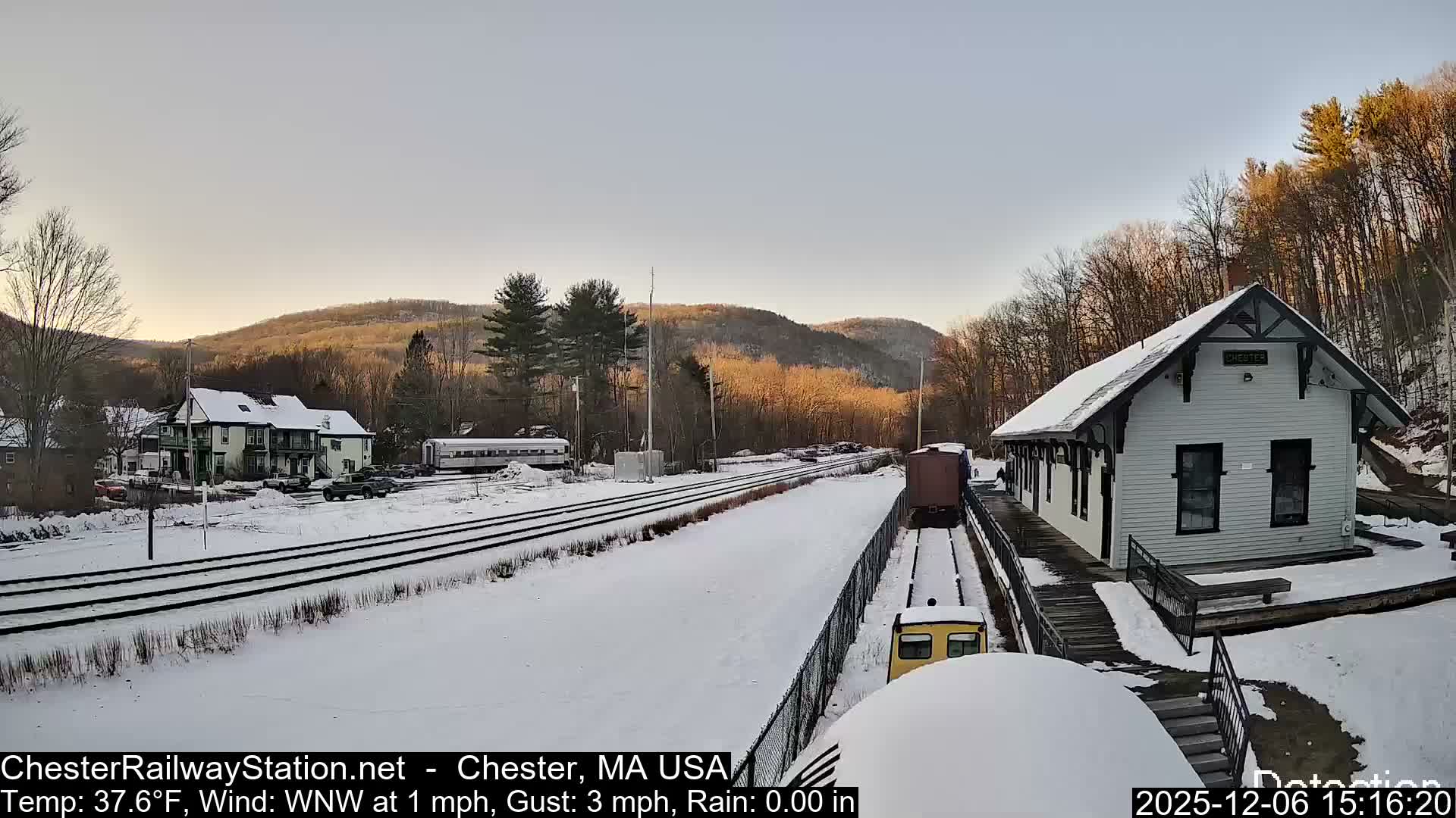 Chester Railway Station Live  Cam - Massachusetts, USA