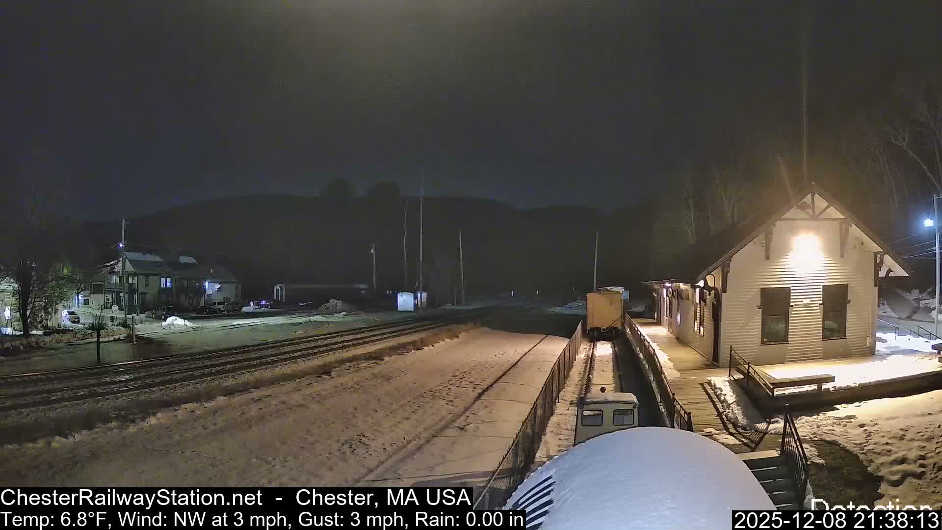 Chester Railway Station Live  Cam - Massachusetts, USA