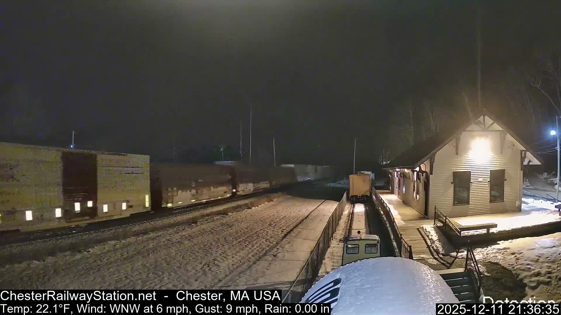 Chester Railway Station Live  Cam - Massachusetts, USA