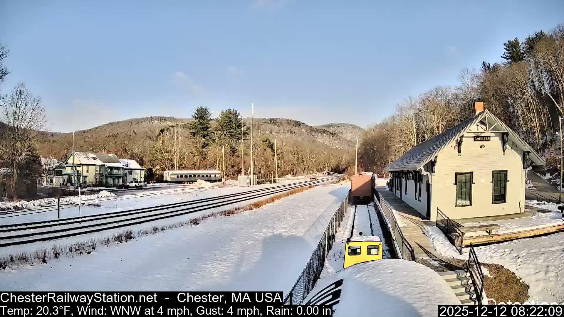 Chester Railway Station Live  Cam - Massachusetts, USA