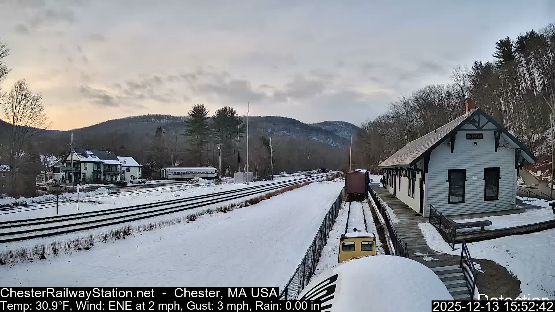 Chester Railway Station Live  Cam - Massachusetts, USA