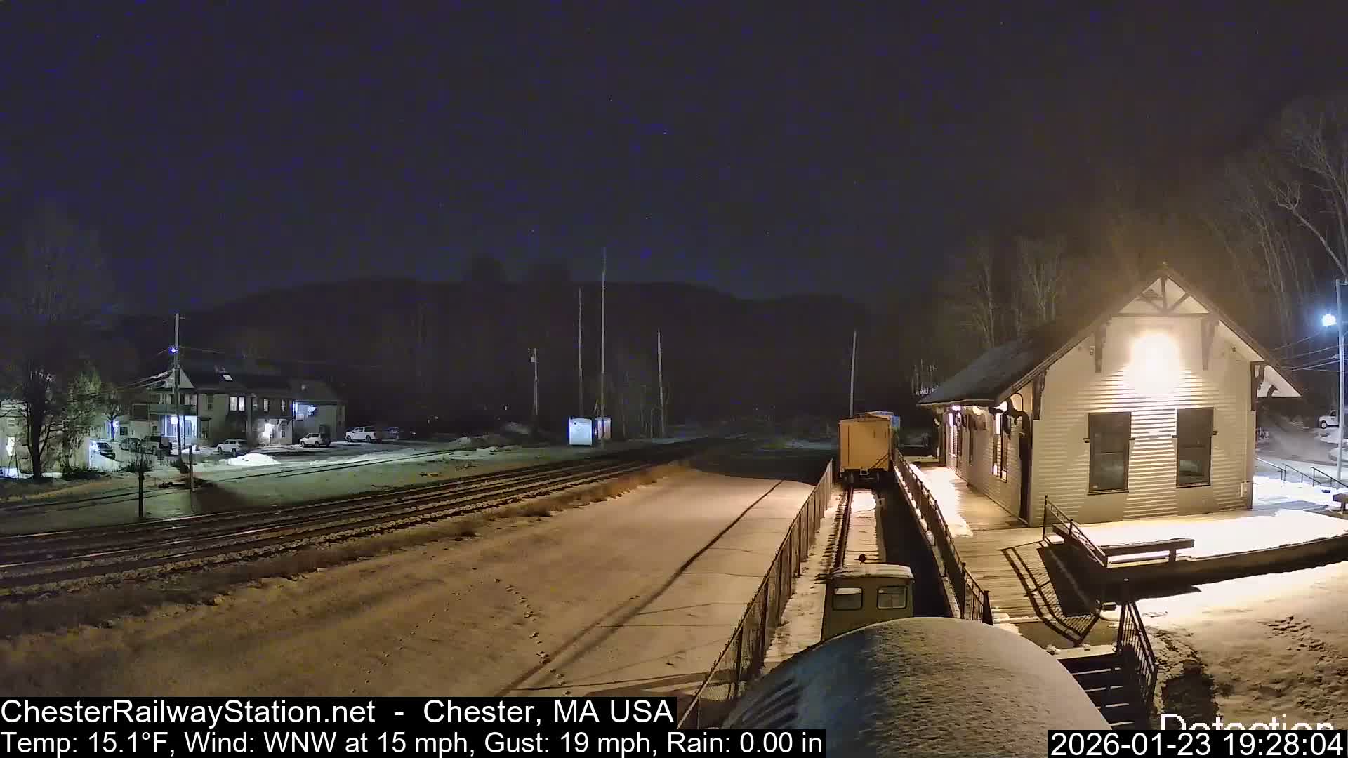 Chester Railway Station Live  Cam - Massachusetts, USA