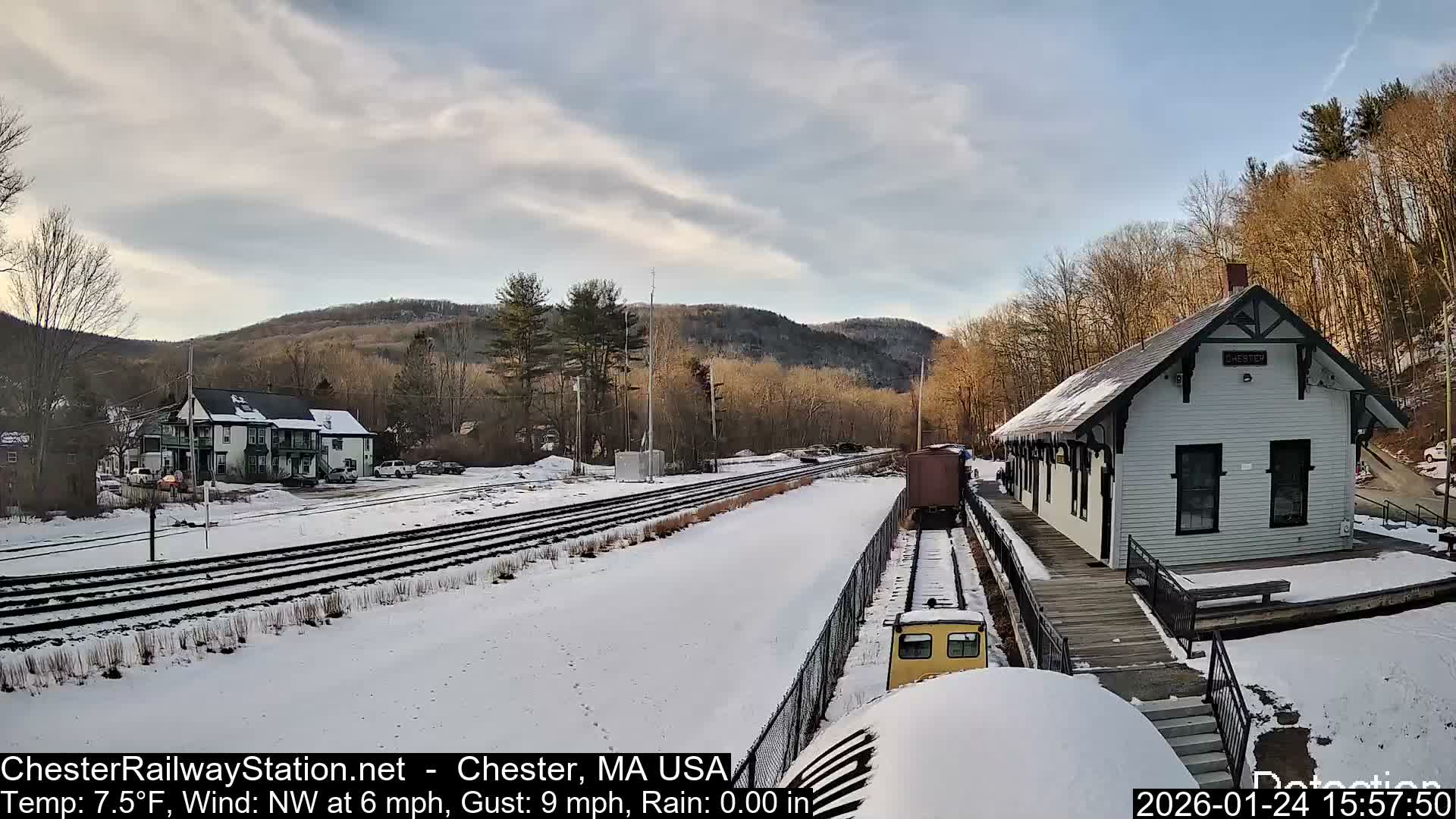 Chester Railway Station Live  Cam - Massachusetts, USA
