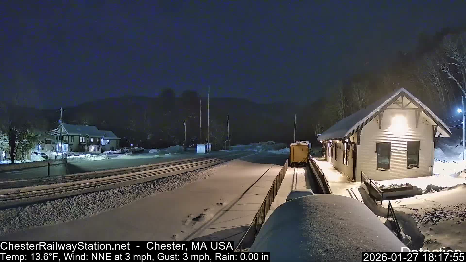 Chester Railway Station Live  Cam - Massachusetts, USA