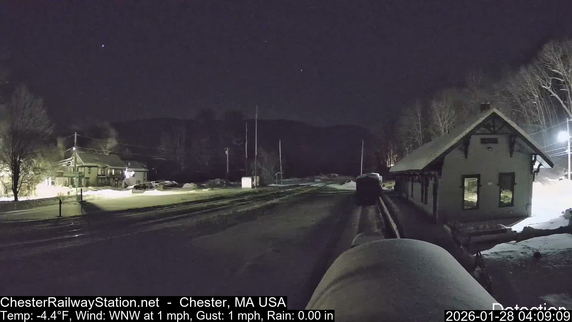 Chester Railway Station Live  Cam - Massachusetts, USA