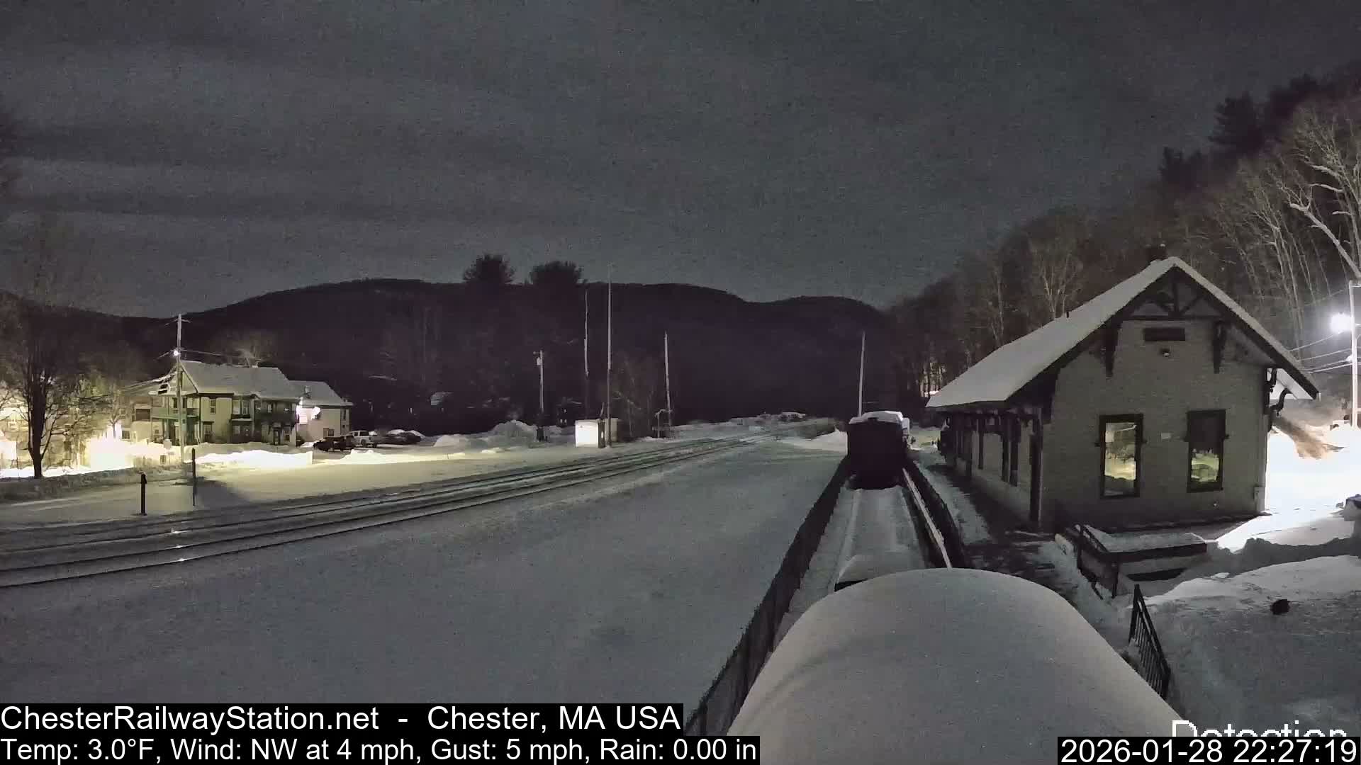 Chester Railway Station Live  Cam - Massachusetts, USA