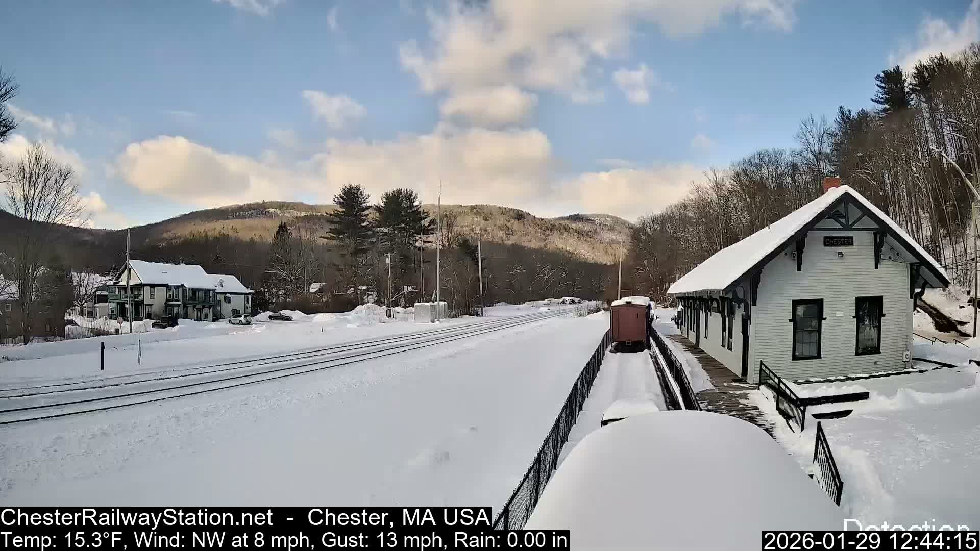 Chester Railway Station Live  Cam - Massachusetts, USA