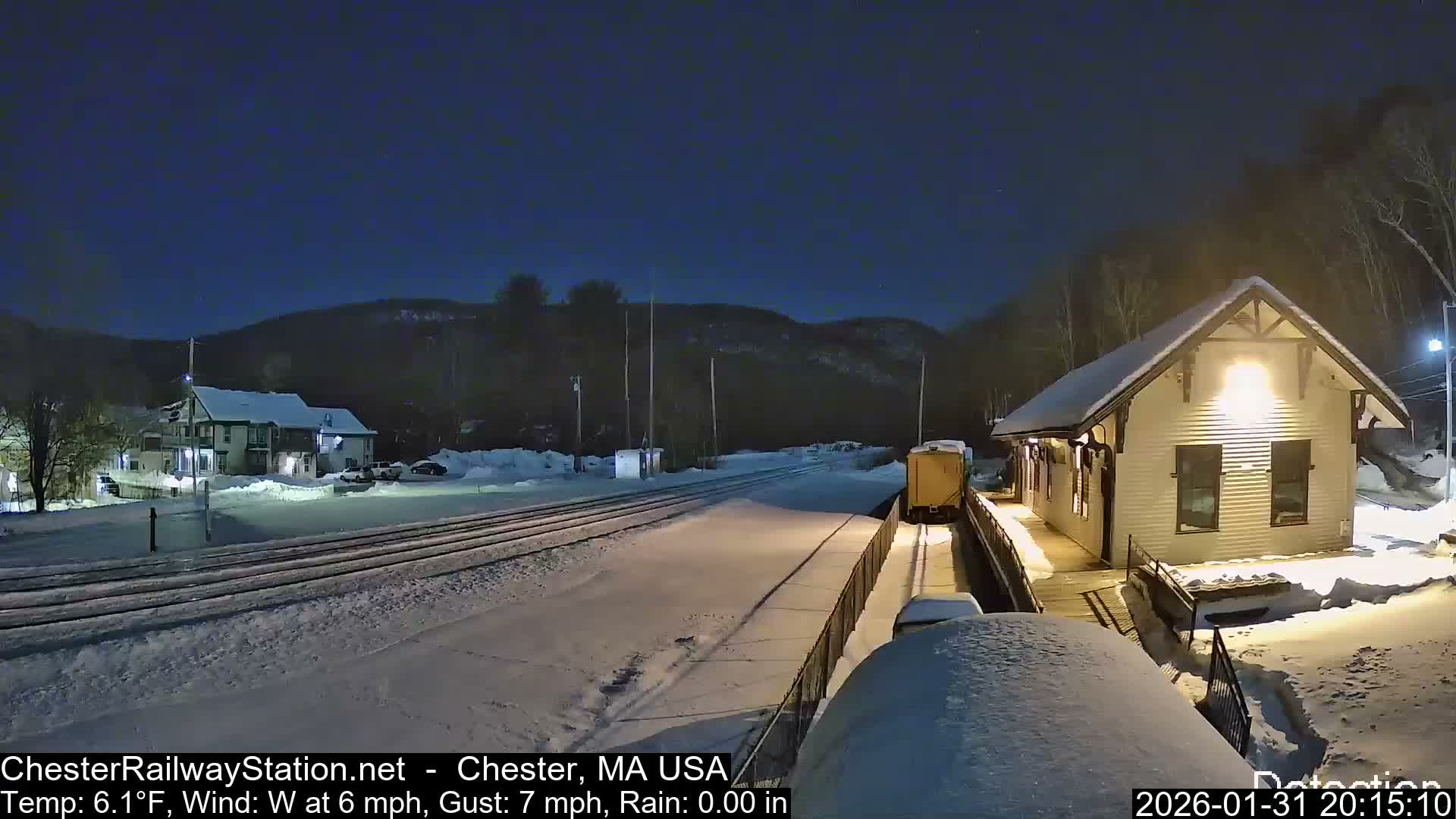 Chester Railway Station Live  Cam - Massachusetts, USA