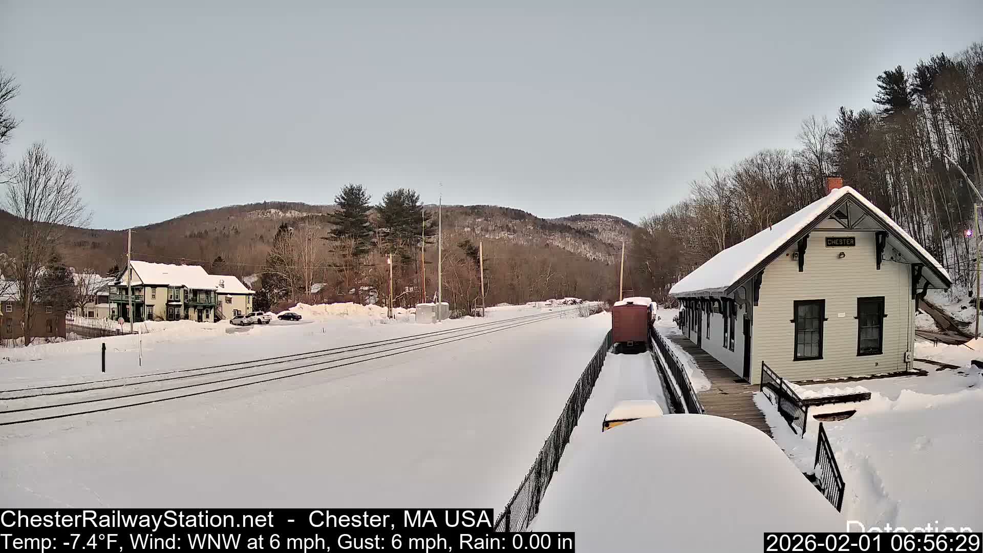 Chester Railway Station Live  Cam - Massachusetts, USA