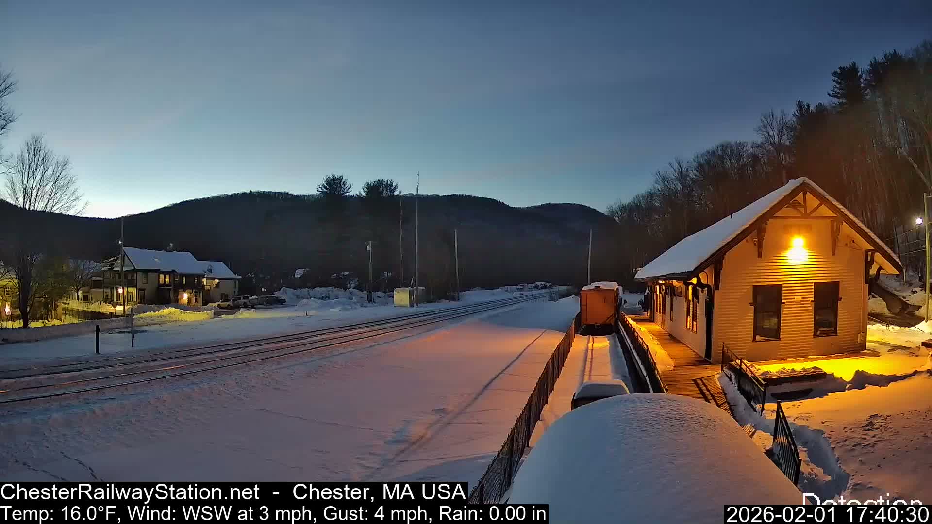 Chester Railway Station Live  Cam - Massachusetts, USA