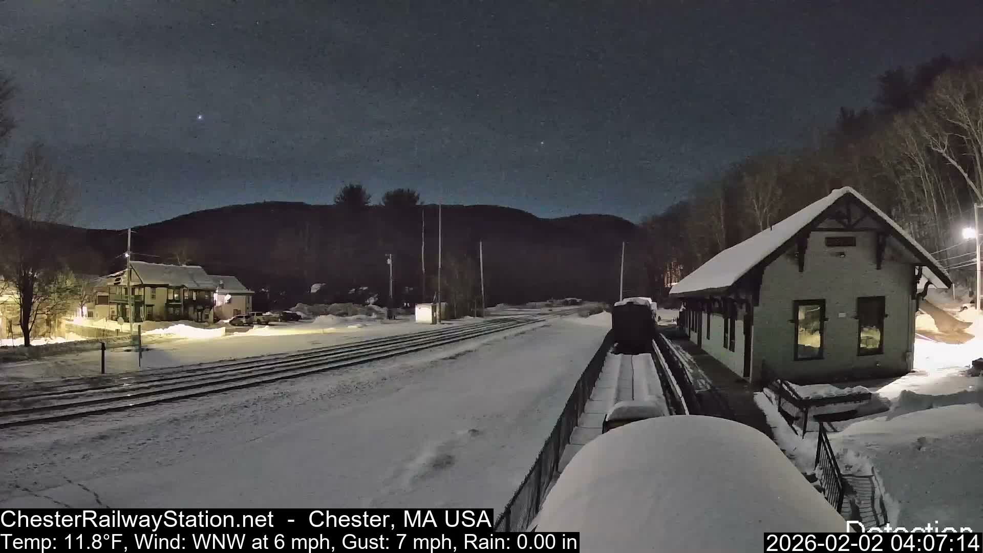 Chester Railway Station Live  Cam - Massachusetts, USA
