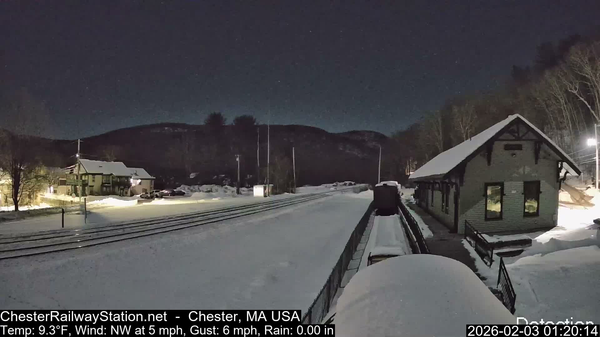 Chester Railway Station Live  Cam - Massachusetts, USA