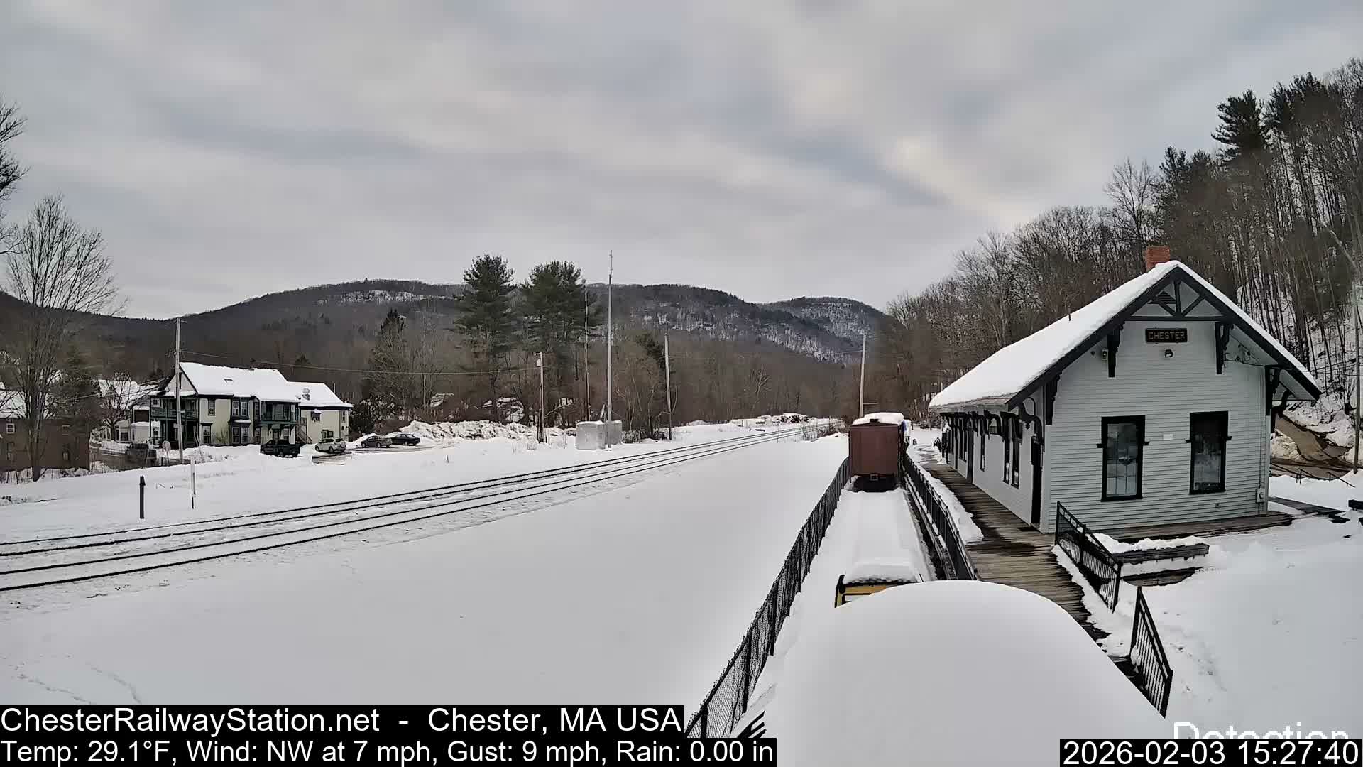 Chester Railway Station Live  Cam - Massachusetts, USA