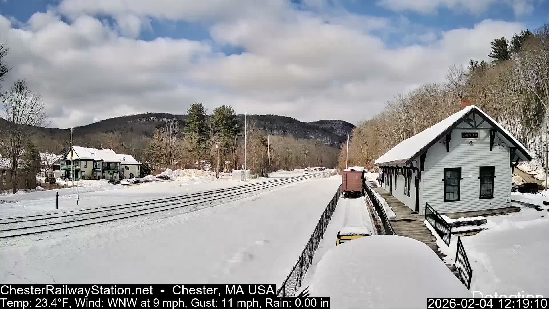 Chester Railway Station Live  Cam - Massachusetts, USA