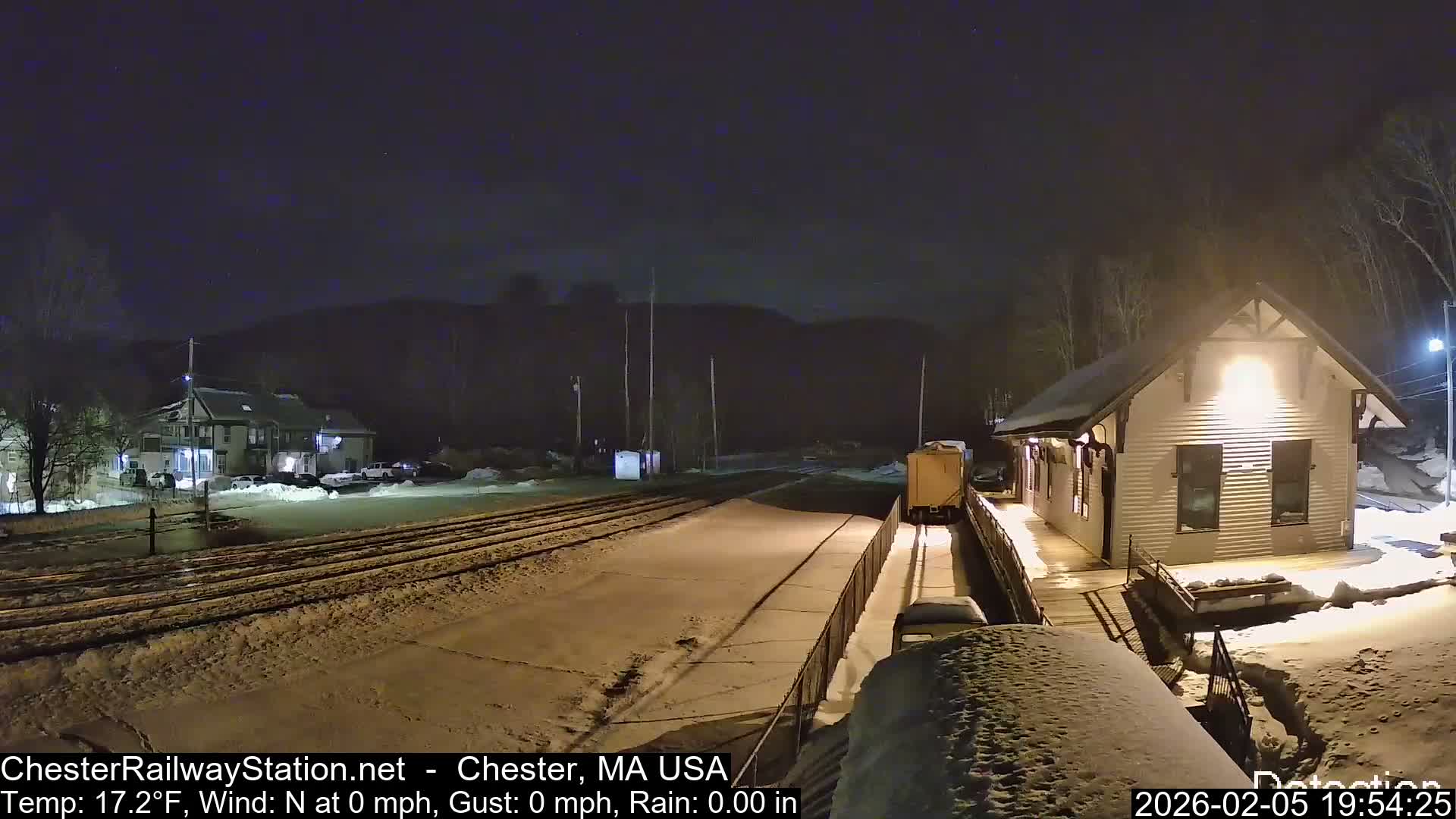 Chester Railway Station Live  Cam - Massachusetts, USA